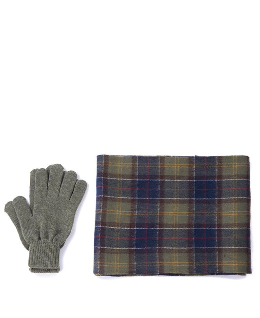 Barbour Sciarpa Uomo Capp + Sciarpa Classic Tartan