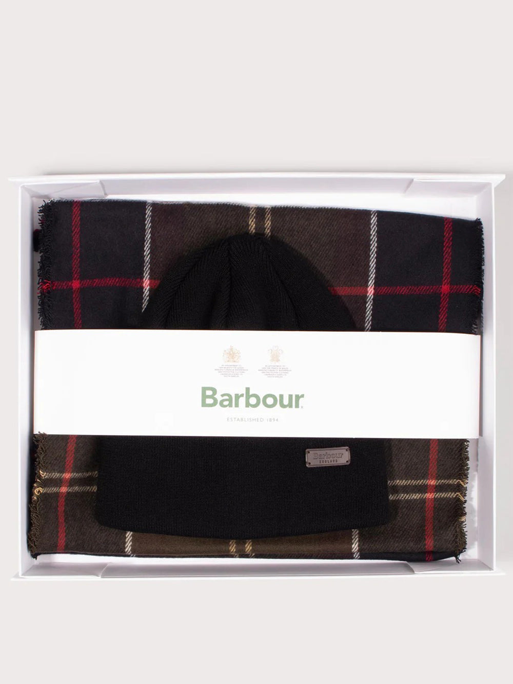 Barbour Sciarpa Uomo Swinton & Galingale Gift Set Classic Tartan