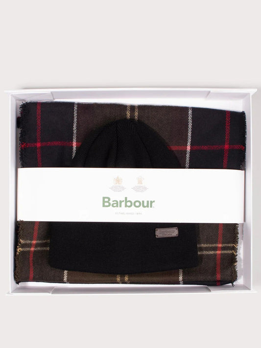 Barbour Sciarpa Uomo Swinton & Galingale Gift Set Classic Tartan