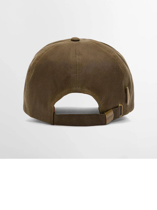 Barbour Berretto Uomo Wax Sports Cap Verde militare