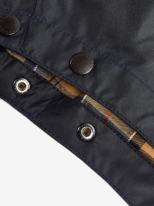 Barbour Cappuccio Uomo Waxed Navy