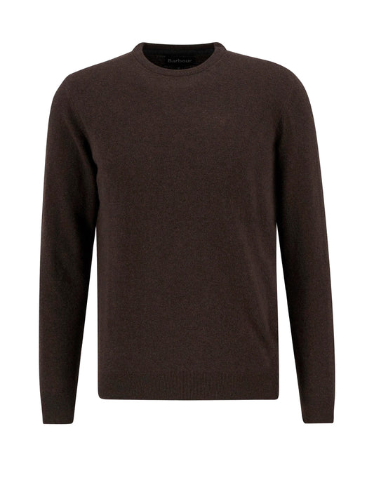 Barbour Maglione Uomo Essential Marrone