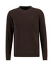 barbour maglione uomo essential marrone 8310387