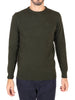 barbour maglione uomo essential verde 2247885