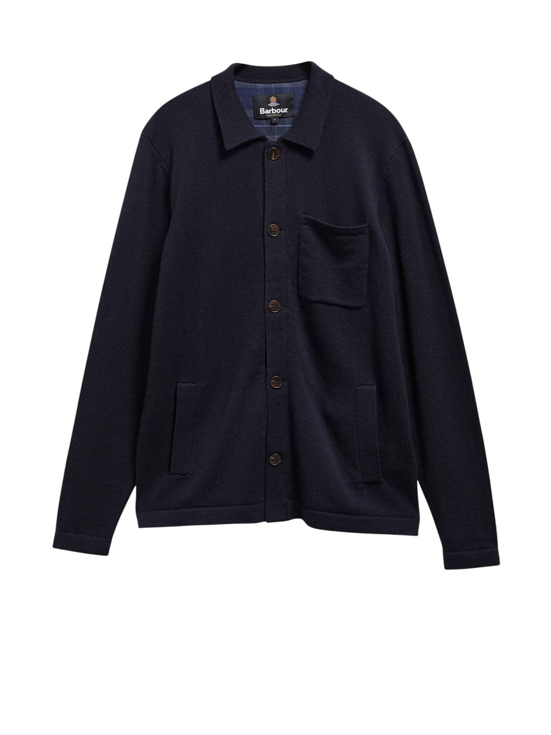 Barbour Cardigan Uomo Bellam Navy