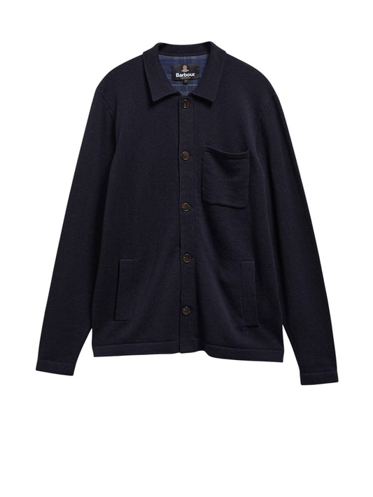 Barbour Cardigan Uomo Bellam Navy
