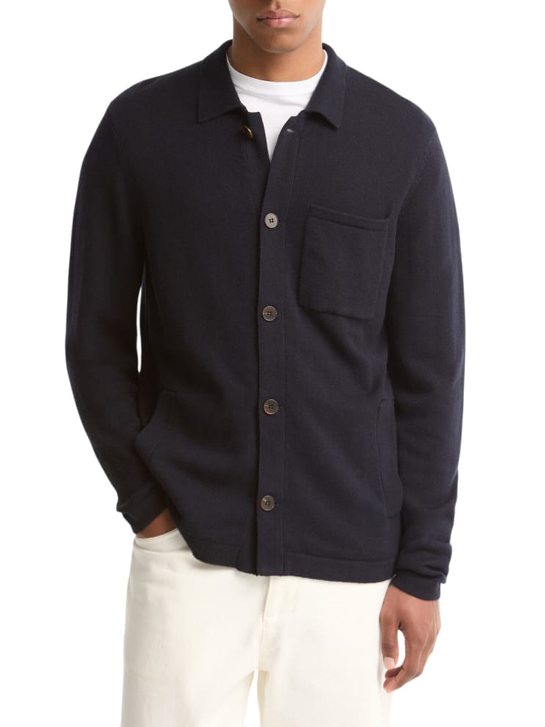Barbour Cardigan Uomo Bellam Navy