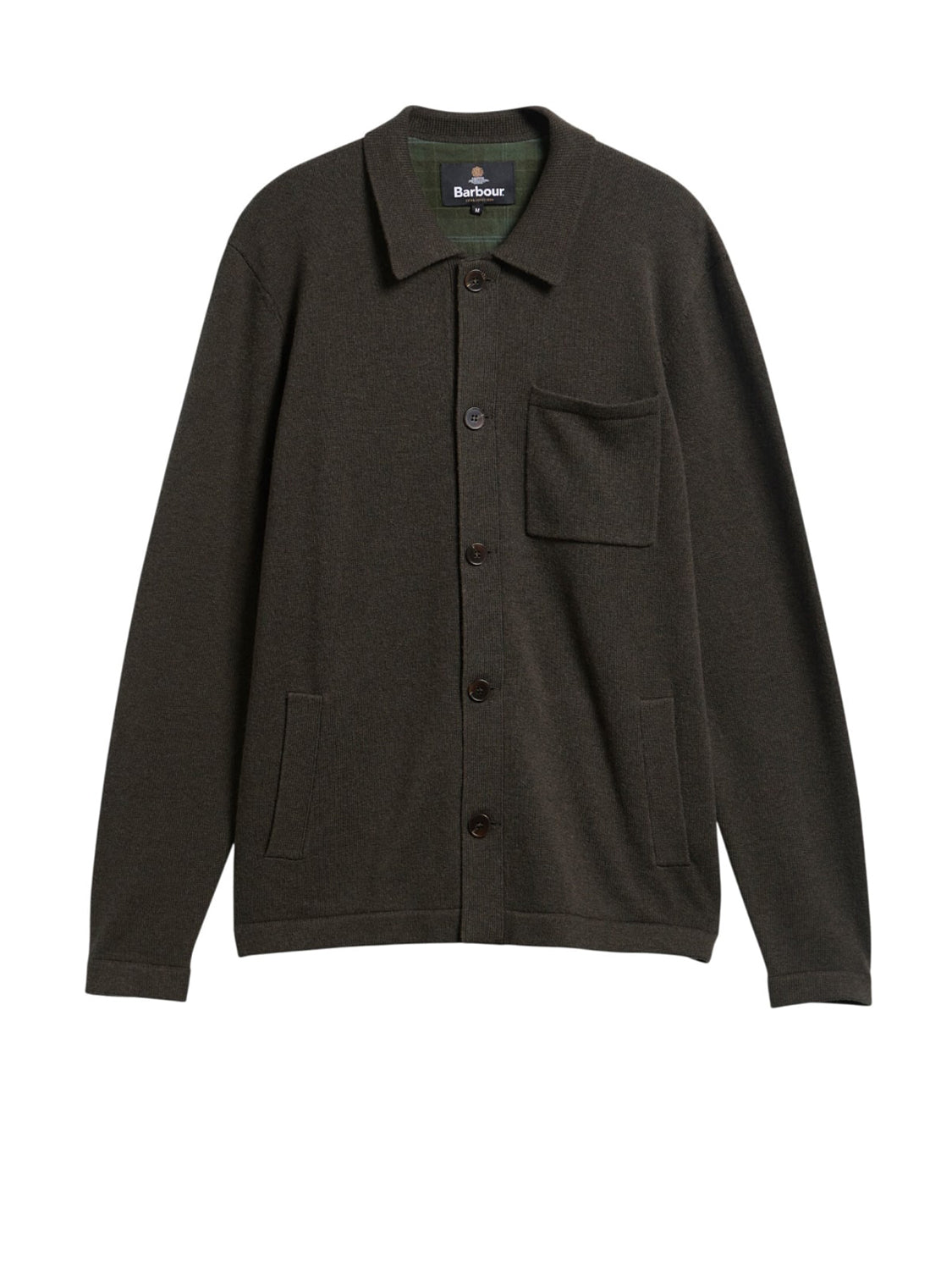 Barbour Cardigan Uomo Bellam Olive