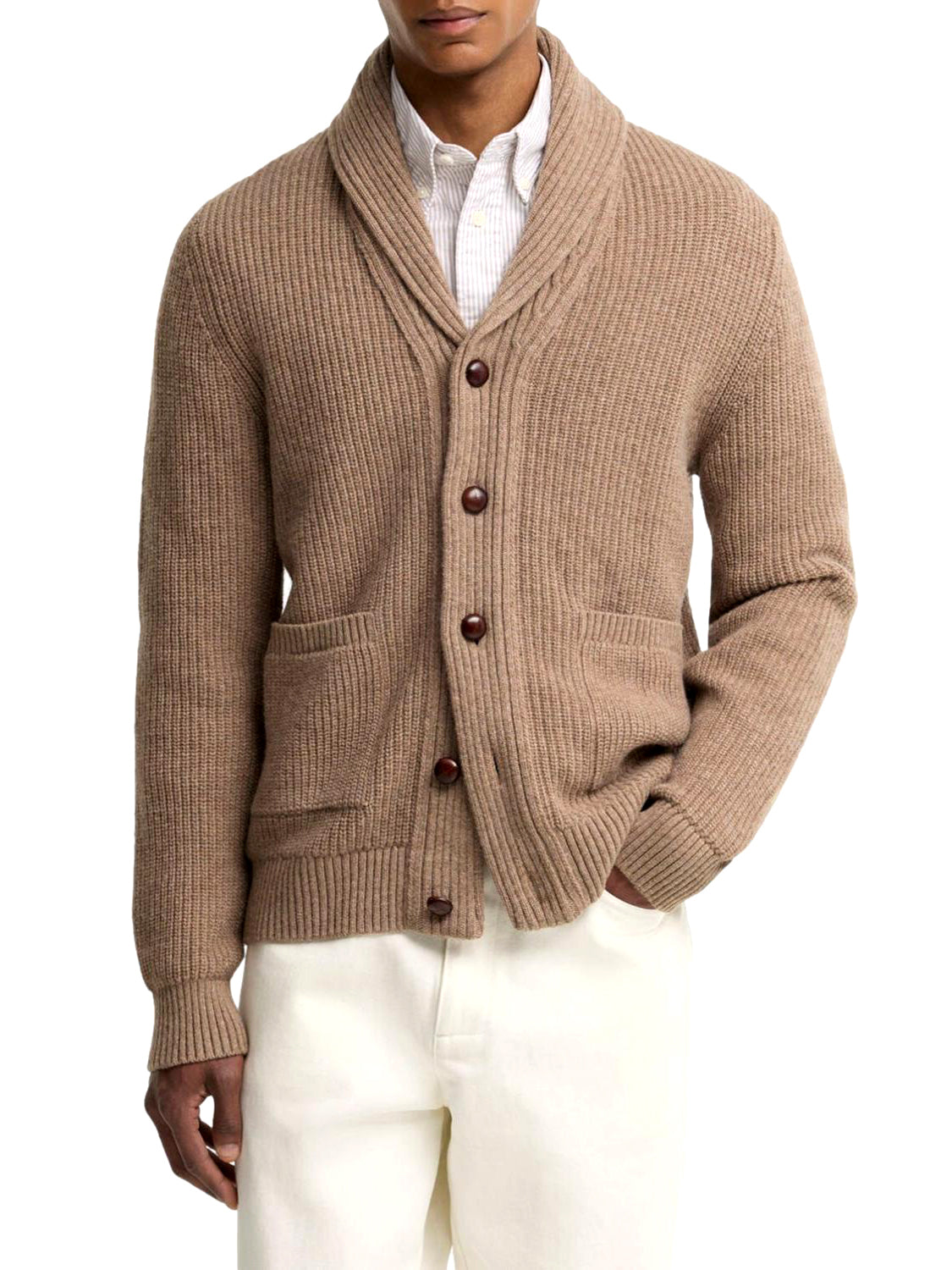 Barbour Cardigan Uomo Hartland Stone