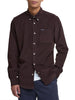barbour camicia uomo ramsey marrone 314364