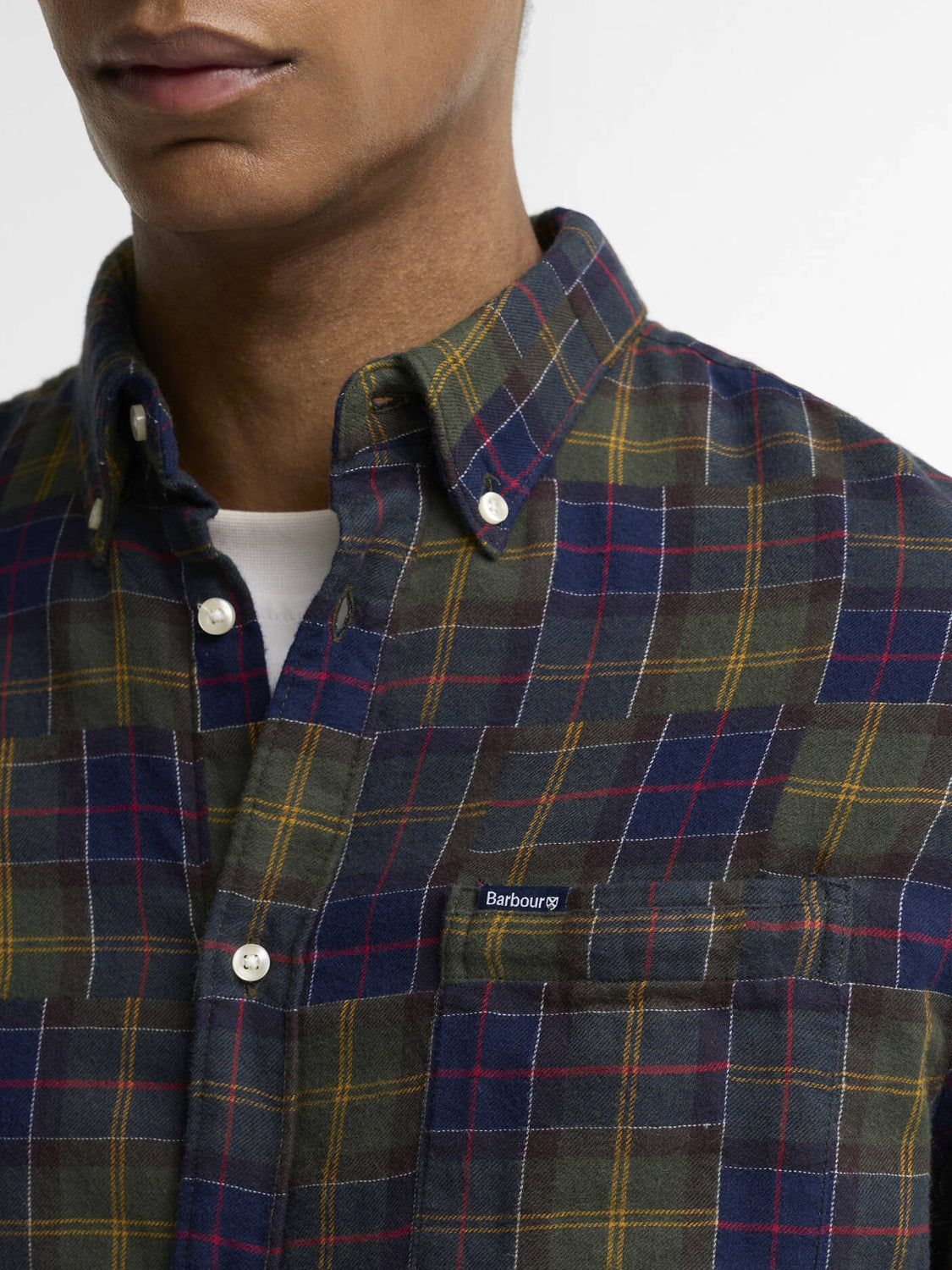 Barbour Camicia Uomo Sault Classic Tartan