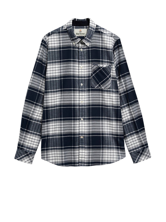 Barbour Camicia Uomo Embergate Navy