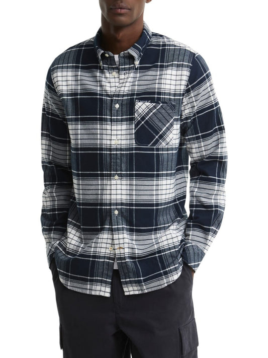Barbour Camicia Uomo Embergate Navy