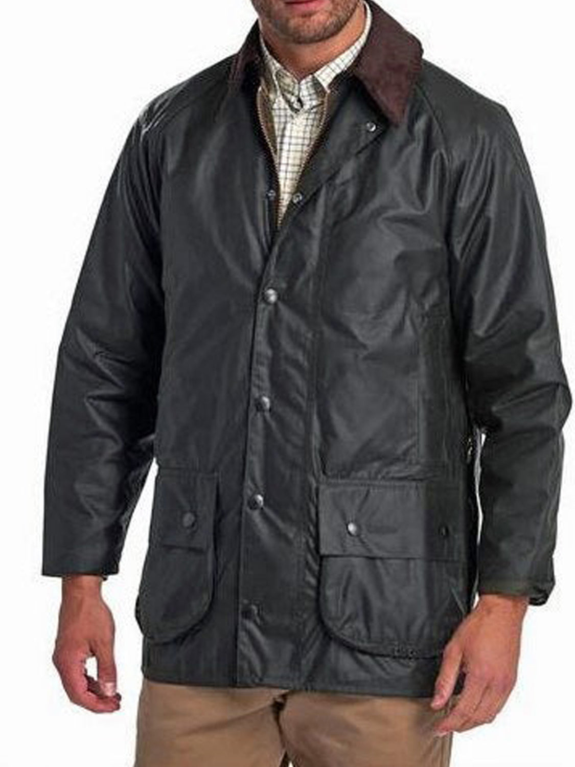Barbour Giacca Cerata Uomo Beaufort Sage