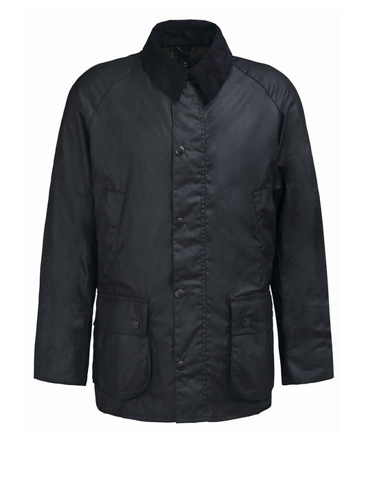 Barbour Giacca Cerata Uomo Ashby Nero