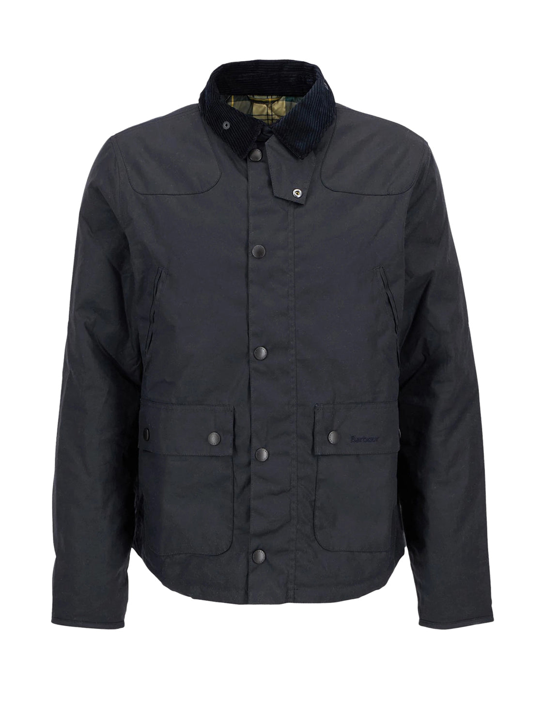 Barbour Giacca Cerata Uomo Reelin Navy