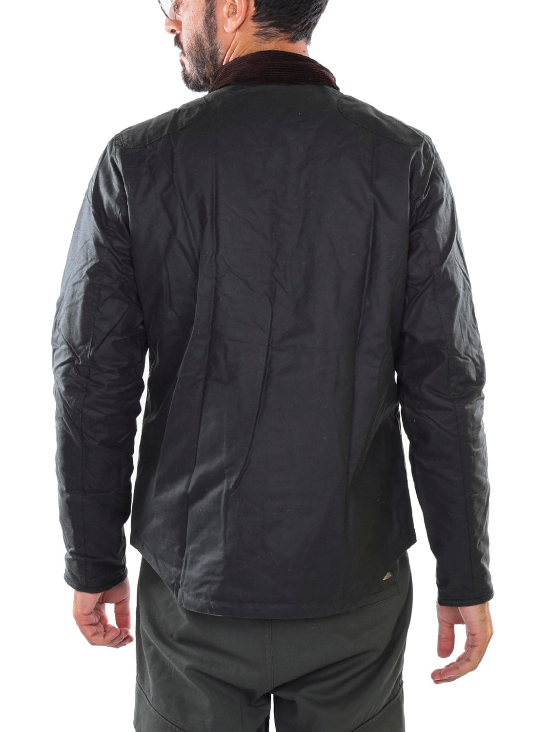 Barbour Giacca Cerata Uomo Reelin Sage