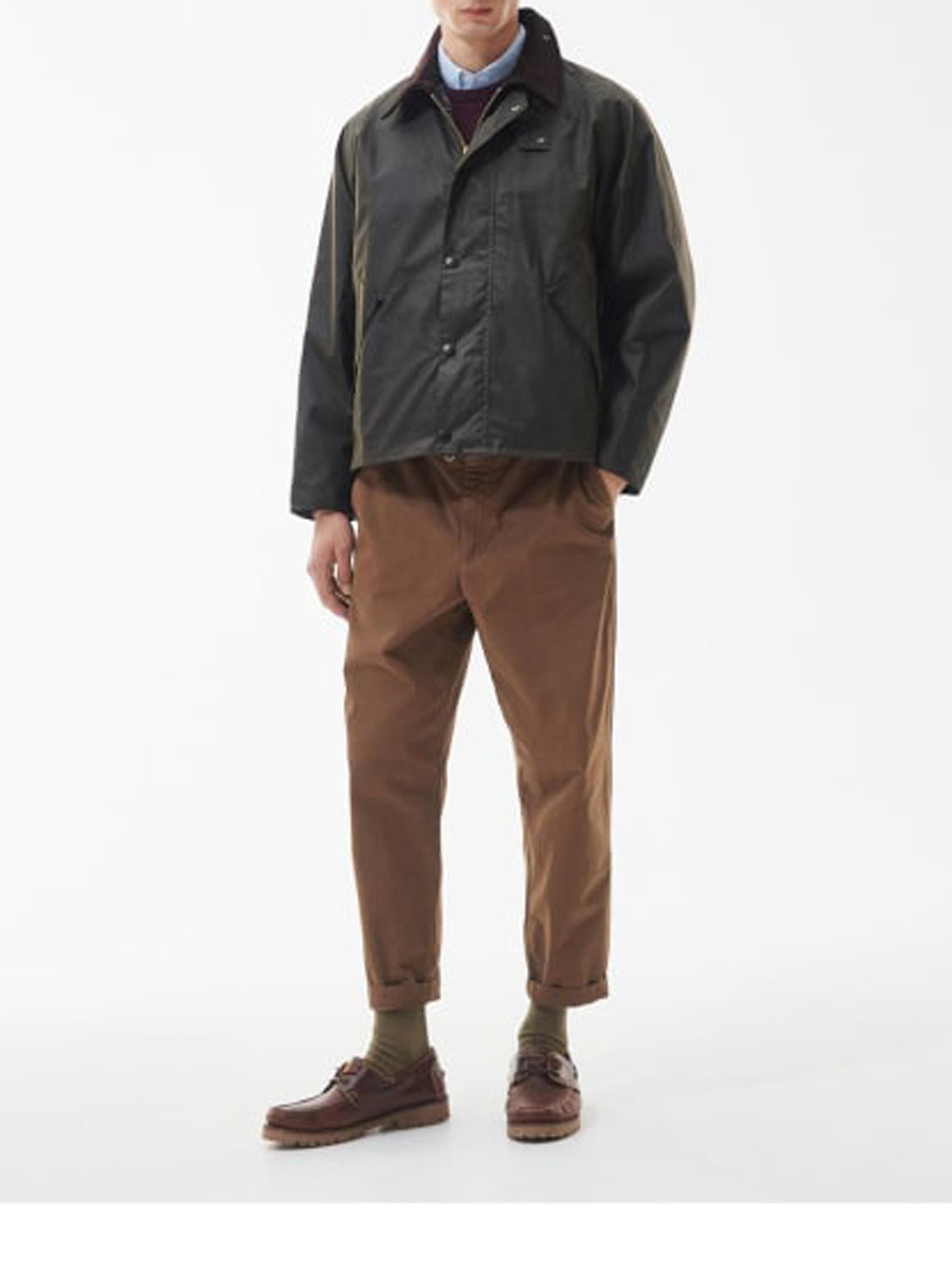 Barbour Giubbotto Leggero Uomo Os Transport Olive
