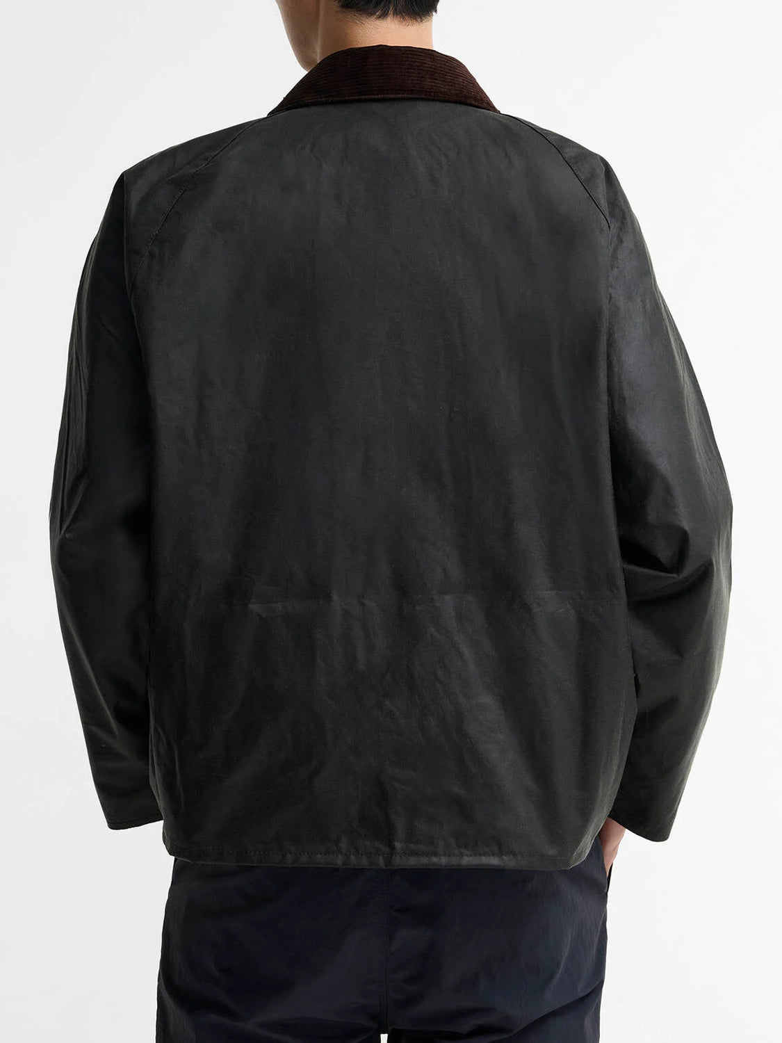 Barbour Giacca Cerata Uomo Os Transport Sage