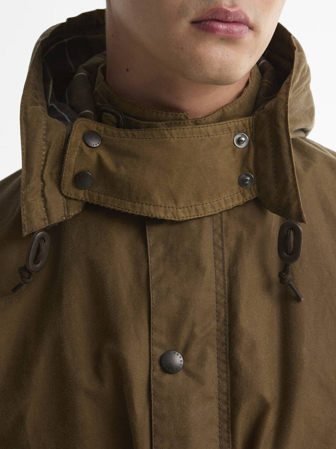 Barbour Giubbotto Leggero Uomo Ursula Wax Jacket Beige