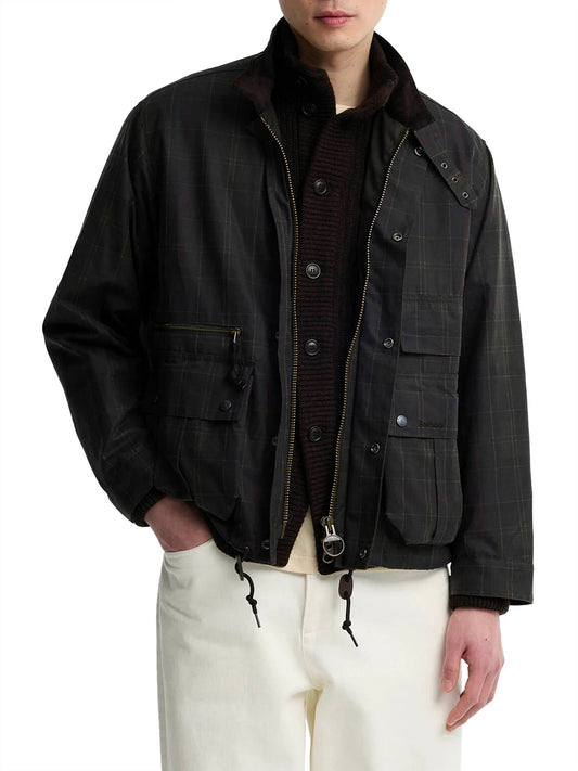 Barbour Giubbotto Leggero Uomo Ursula Classic Tartan