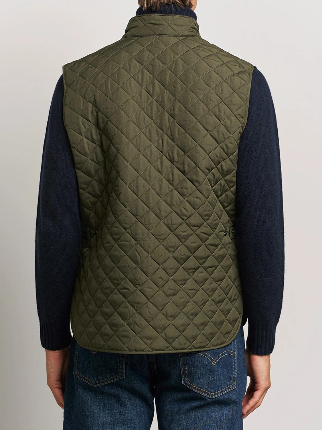 Belstaff Gilet Imbottito Uomo Icon Oliva sbiadita