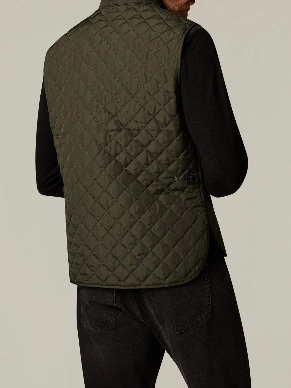 Belstaff Gilet Imbottito Uomo Icon Oliva sbiadita