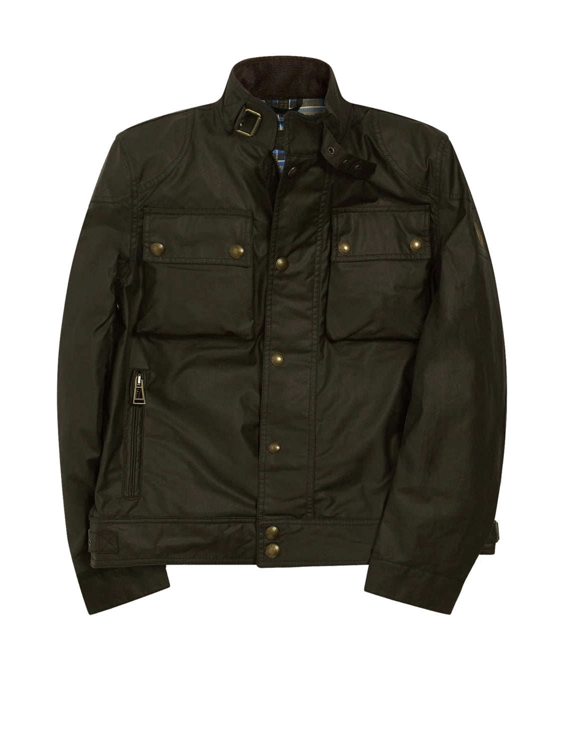 Belstaff Giacca Cerata Uomo Fieldmaster Oliva sbiadita
