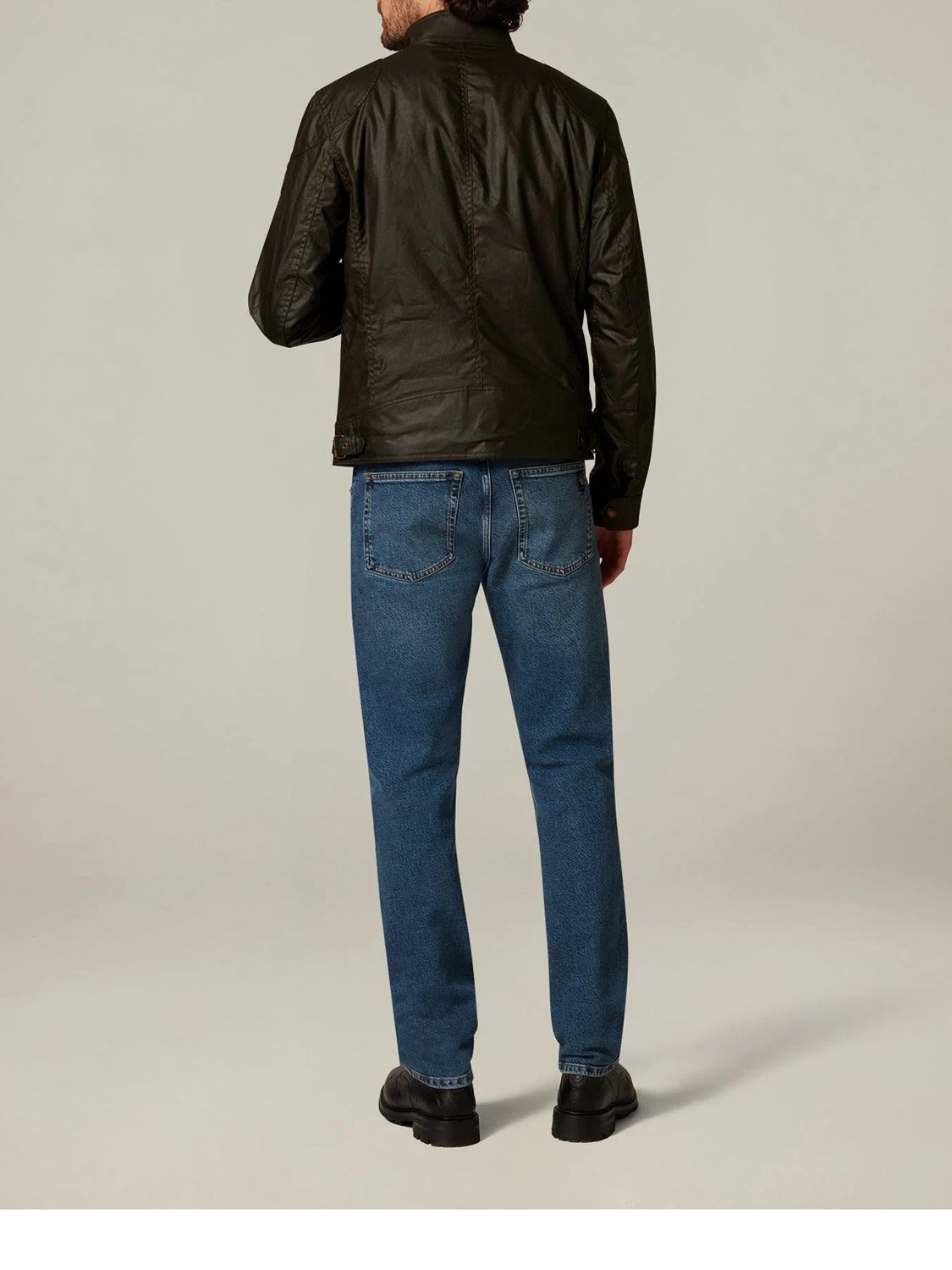 Belstaff Giacca Cerata Uomo Racemaster Oliva sbiadita