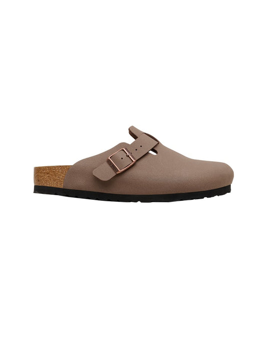 Birkenstock Sabot Unisex Boston Birkibuc Marrone