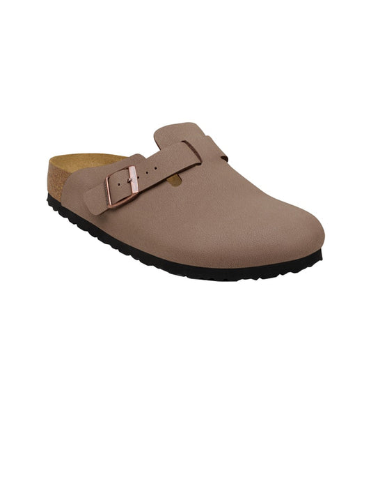Birkenstock Sabot Unisex Boston Birkibuc Marrone