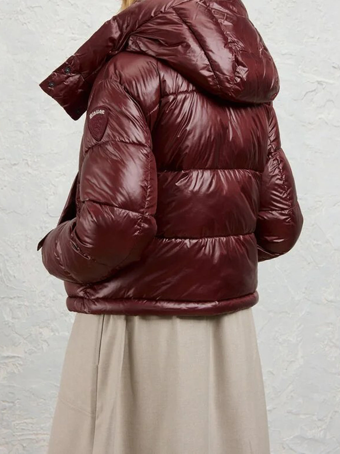 Blauer Piumino Donna Gloria Marrone Mogano