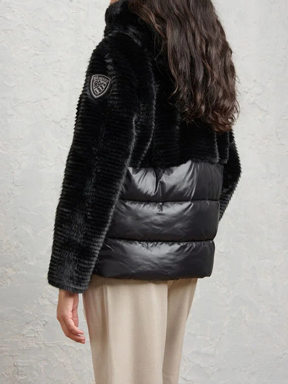 Blauer Giubbotto Imbottito Donna Fanevil Nero