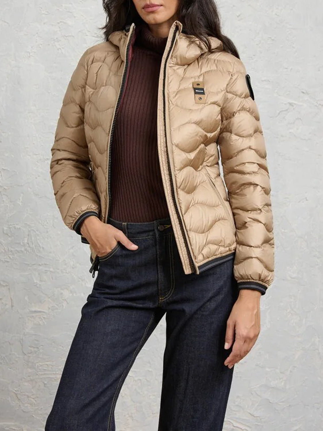 Blauer Piumino Donna Camelia Caffelatte