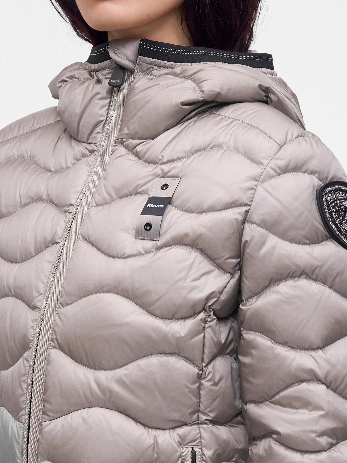 Blauer Piumino Donna Camelia Grigio Nebbia