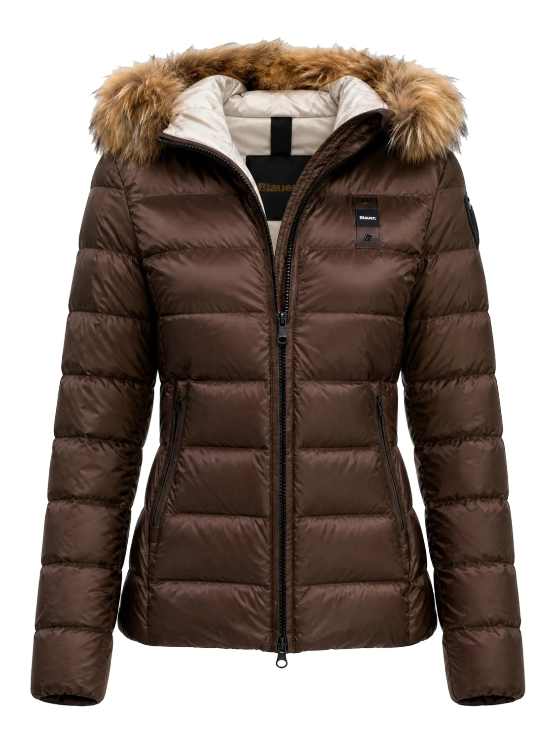 Blauer Piumino Donna Arcadia Marrone