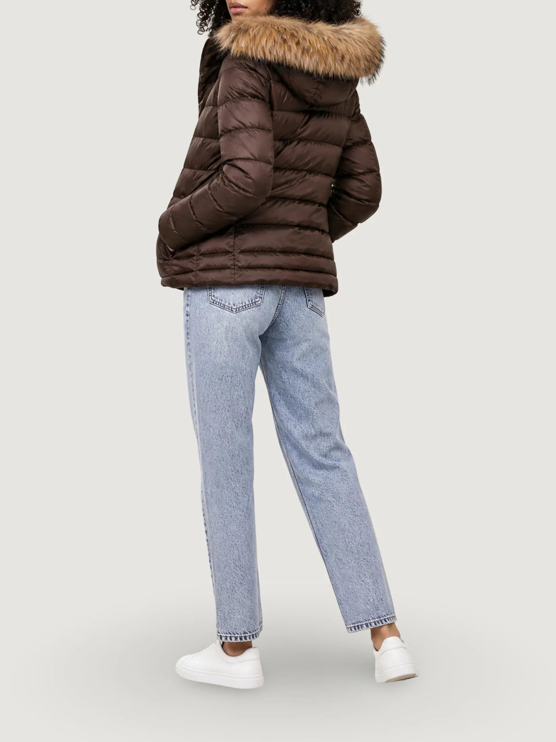Blauer Piumino Donna Arcadia Marrone