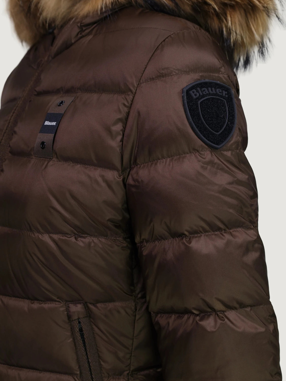 Blauer Piumino Donna Arcadia Marrone