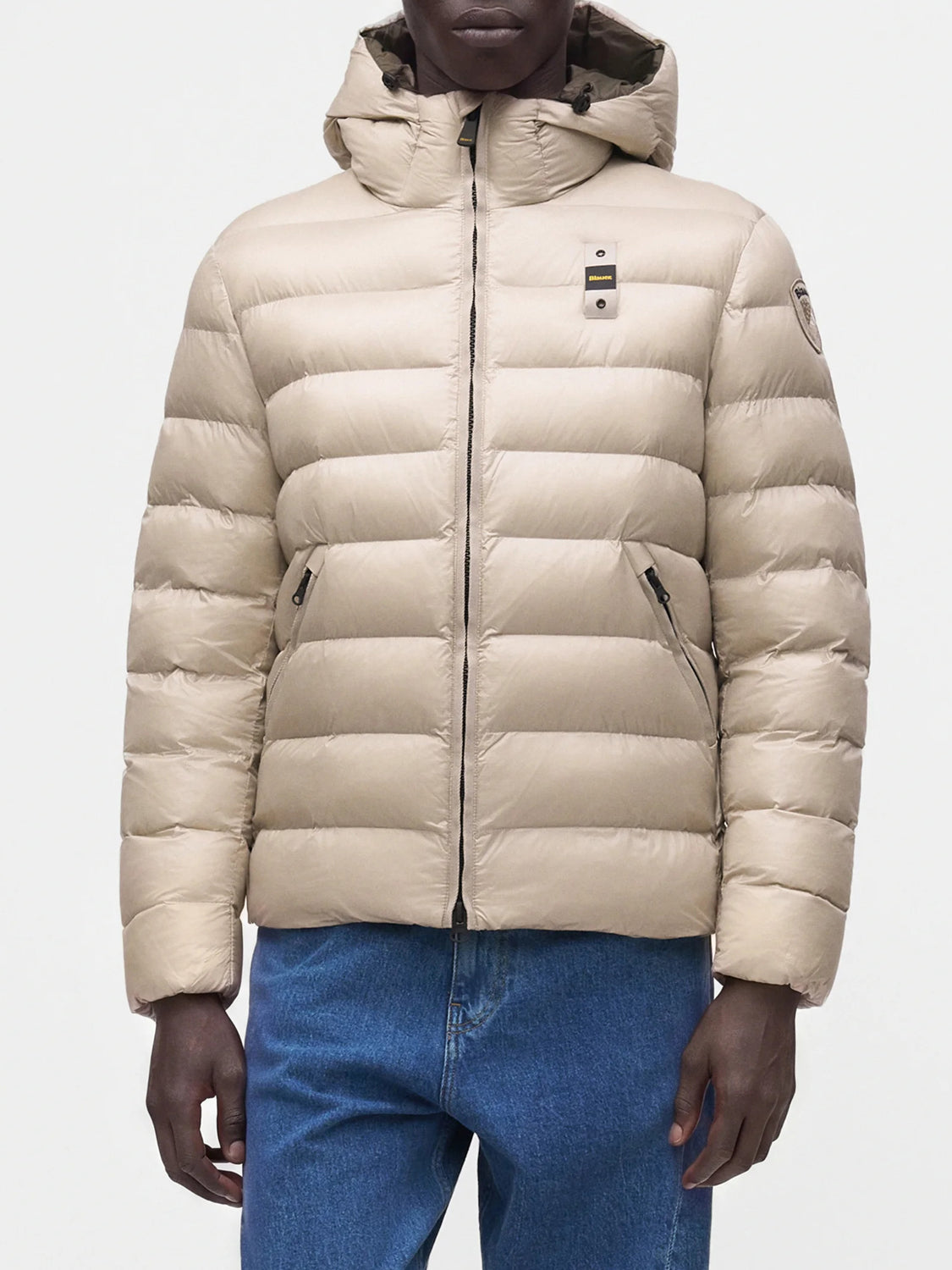 Blauer Piumino Uomo Adams Grigio Nebbia