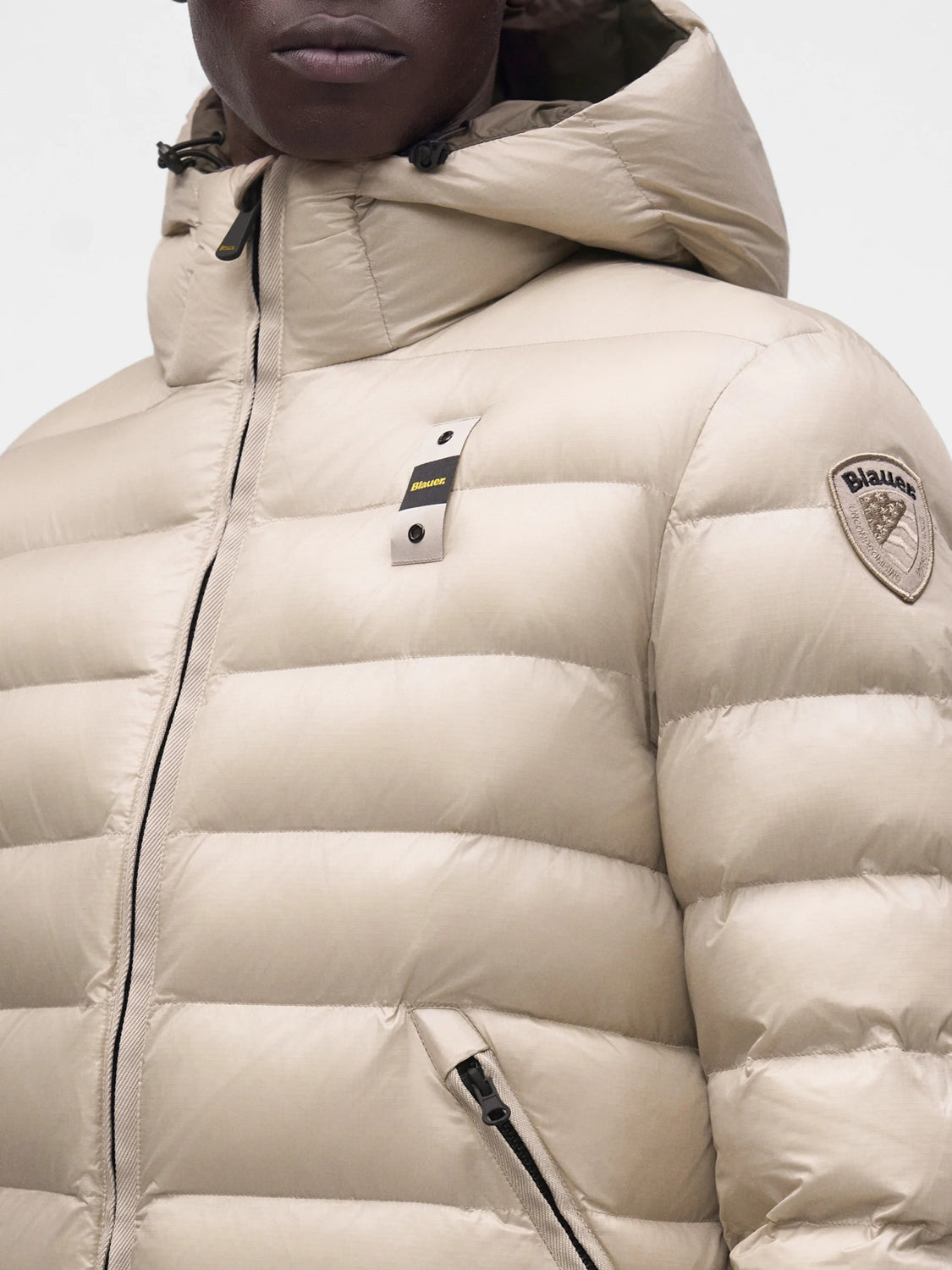 Blauer Piumino Uomo Adams Grigio Nebbia