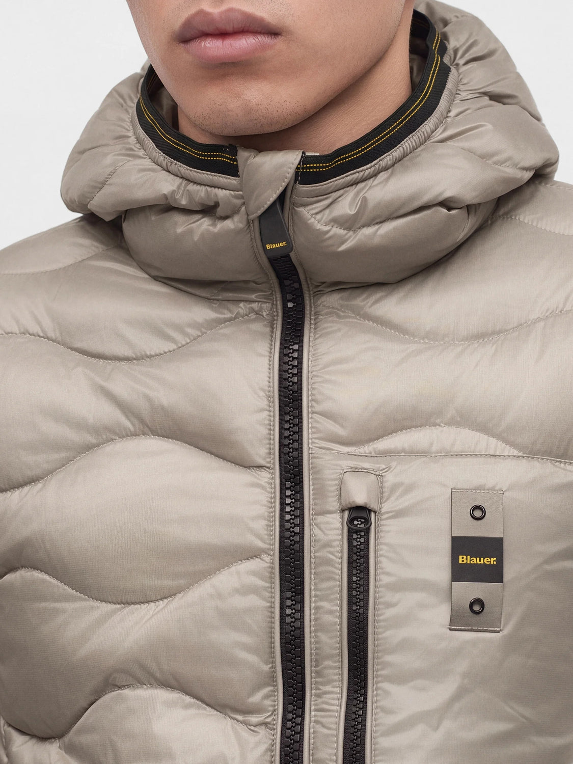 Blauer Piumino Uomo Wave Grigio nebbia