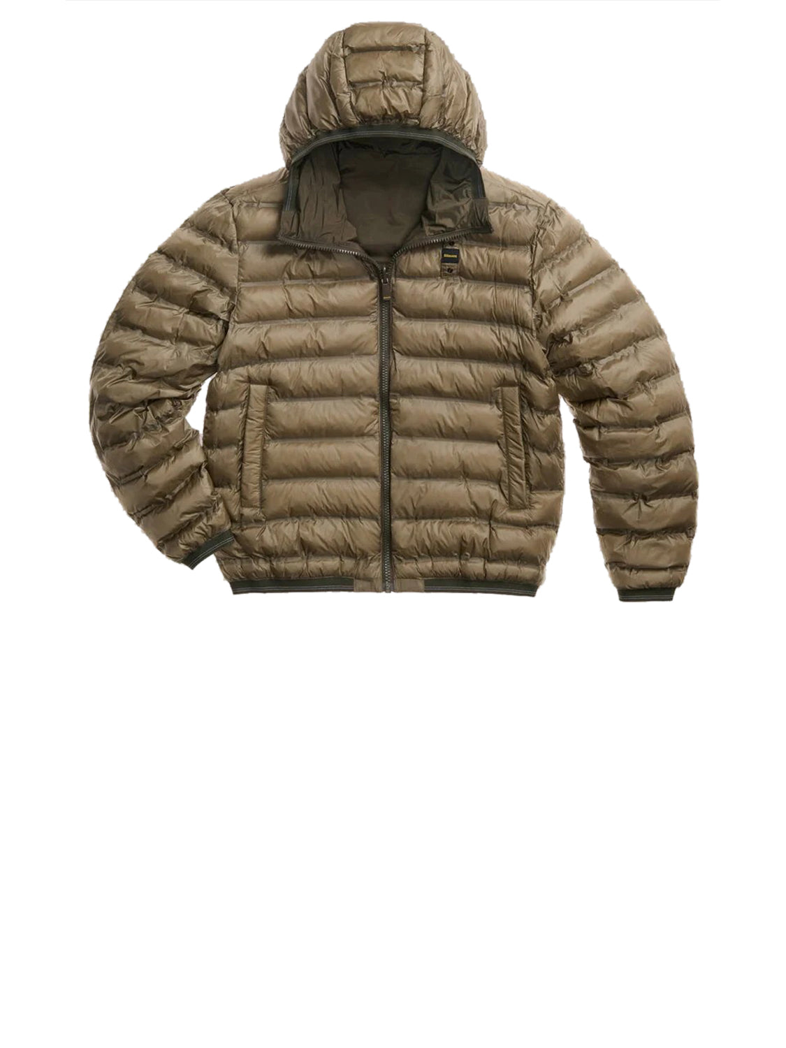 Blauer Giubbotto Imbottito Uomo Donald Oliva Scuro