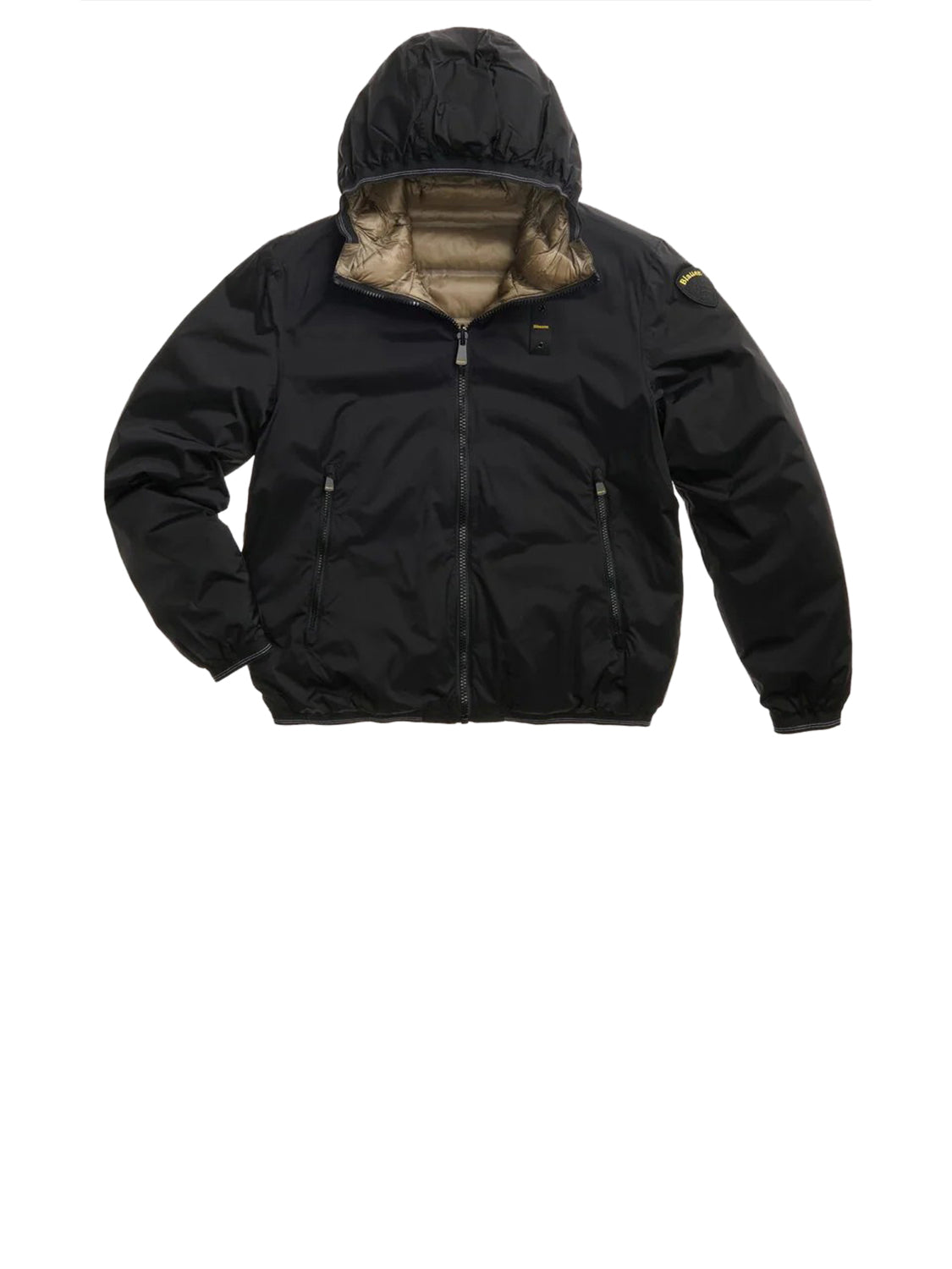Blauer Giubbotto Imbottito Uomo Donald Nero