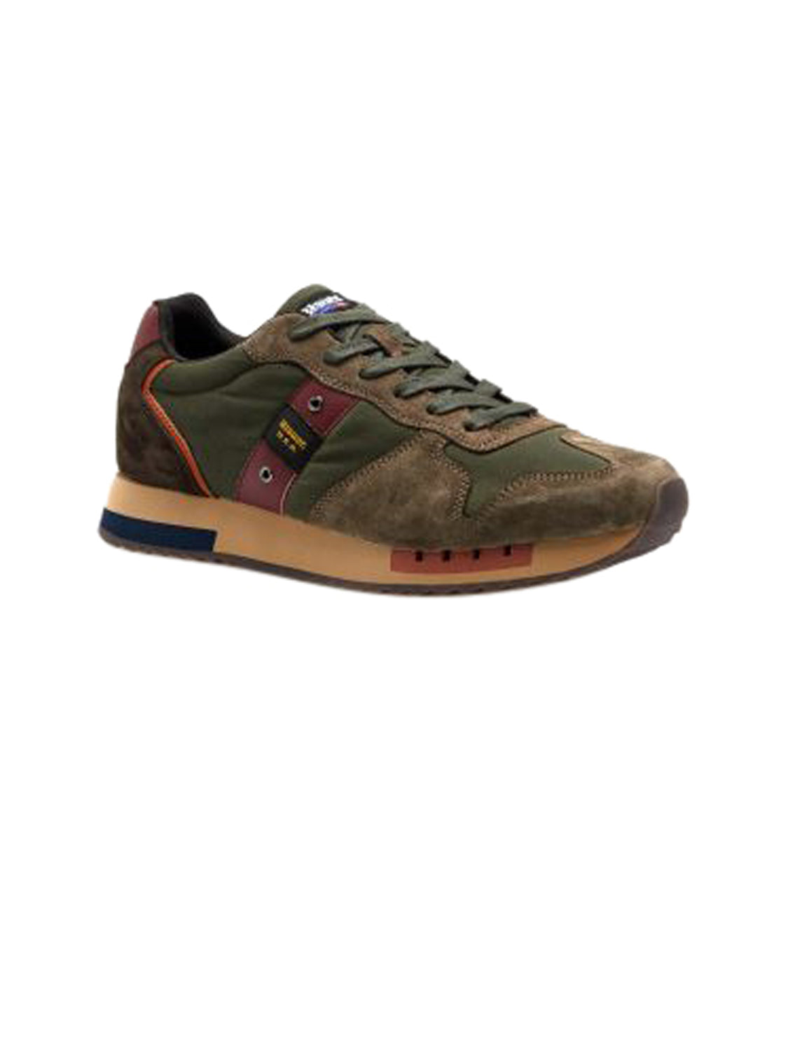 Blauer Sneakers Uomo Queens Verde
