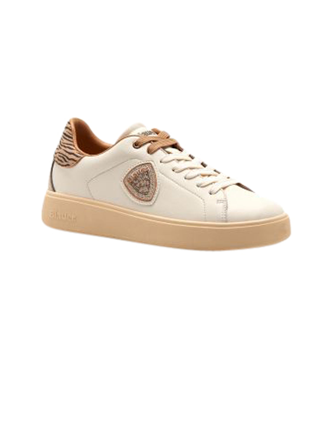 Blauer Sneakers Donna Victory Crema