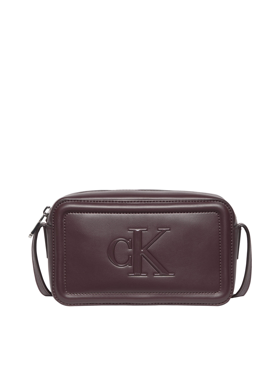 Calvin Klein Borsa a Spalla Donna Bordeaux