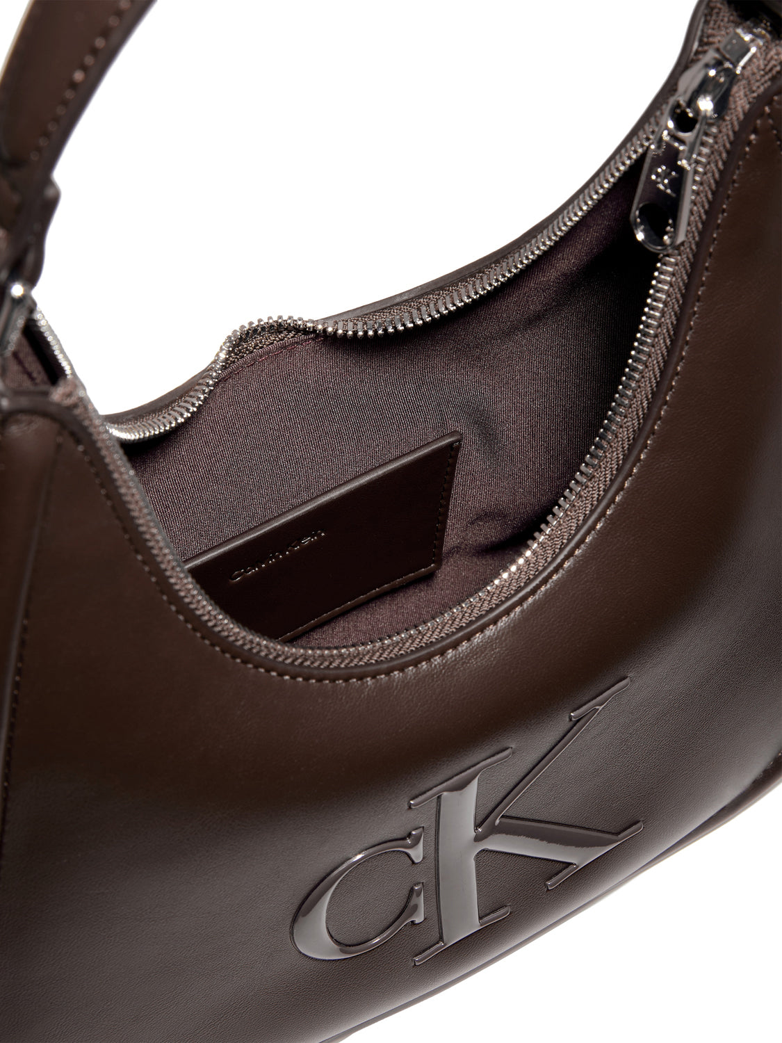 Calvin Klein Borsa a Spalla Donna Marrone
