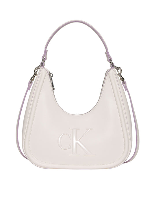 Calvin Klein Borsa a Spalla Donna Beige chiaro