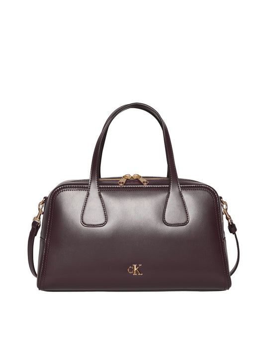 Calvin Klein Borsa a Spalla Donna Bordeaux