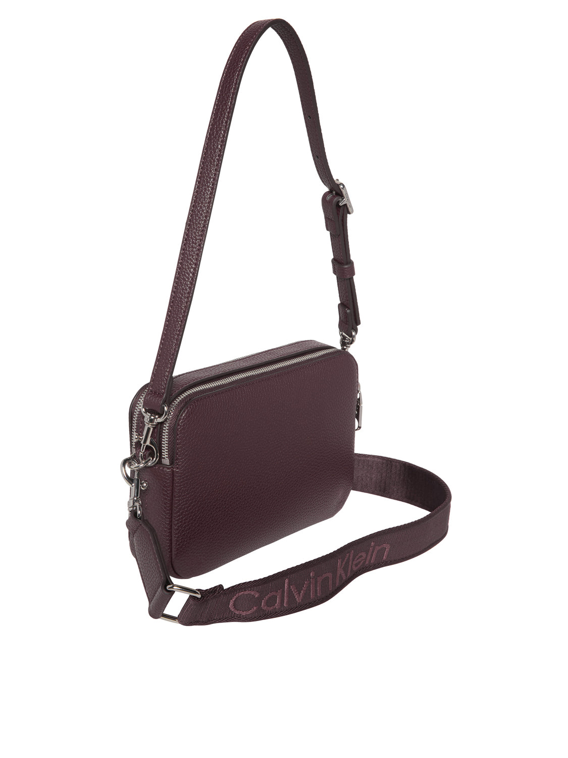 Calvin Klein Borsa a Spalla Donna Bordeaux